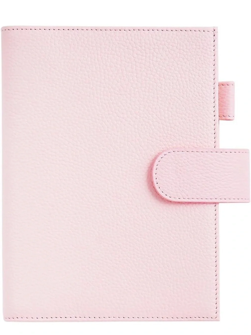 Moterm Leather Snap Notebook in Blush Pink
